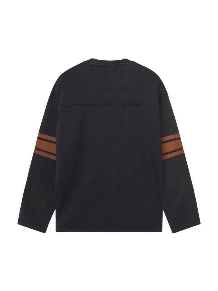 Свитер Stussy Football Crew — изображение 2 из 2, черный