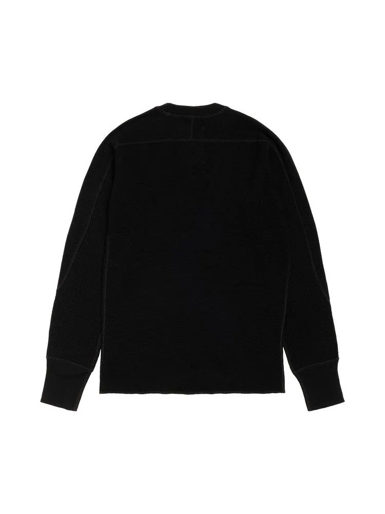 Лонгслив Stussy Wool Base Layer Thermal 'Black' — изображение 2 из 2, черный