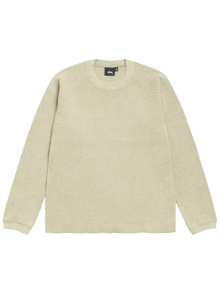 Термофутболка Stussy Extra Tough Raglan Thermal 'Desert' — изображение 1 из 2, бежевый