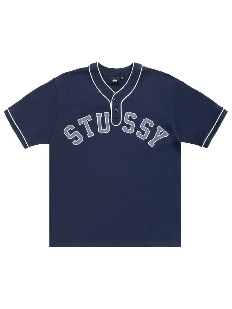 Футболка Stussy Arch 'Navy' — изображение 1 из 2, синий
