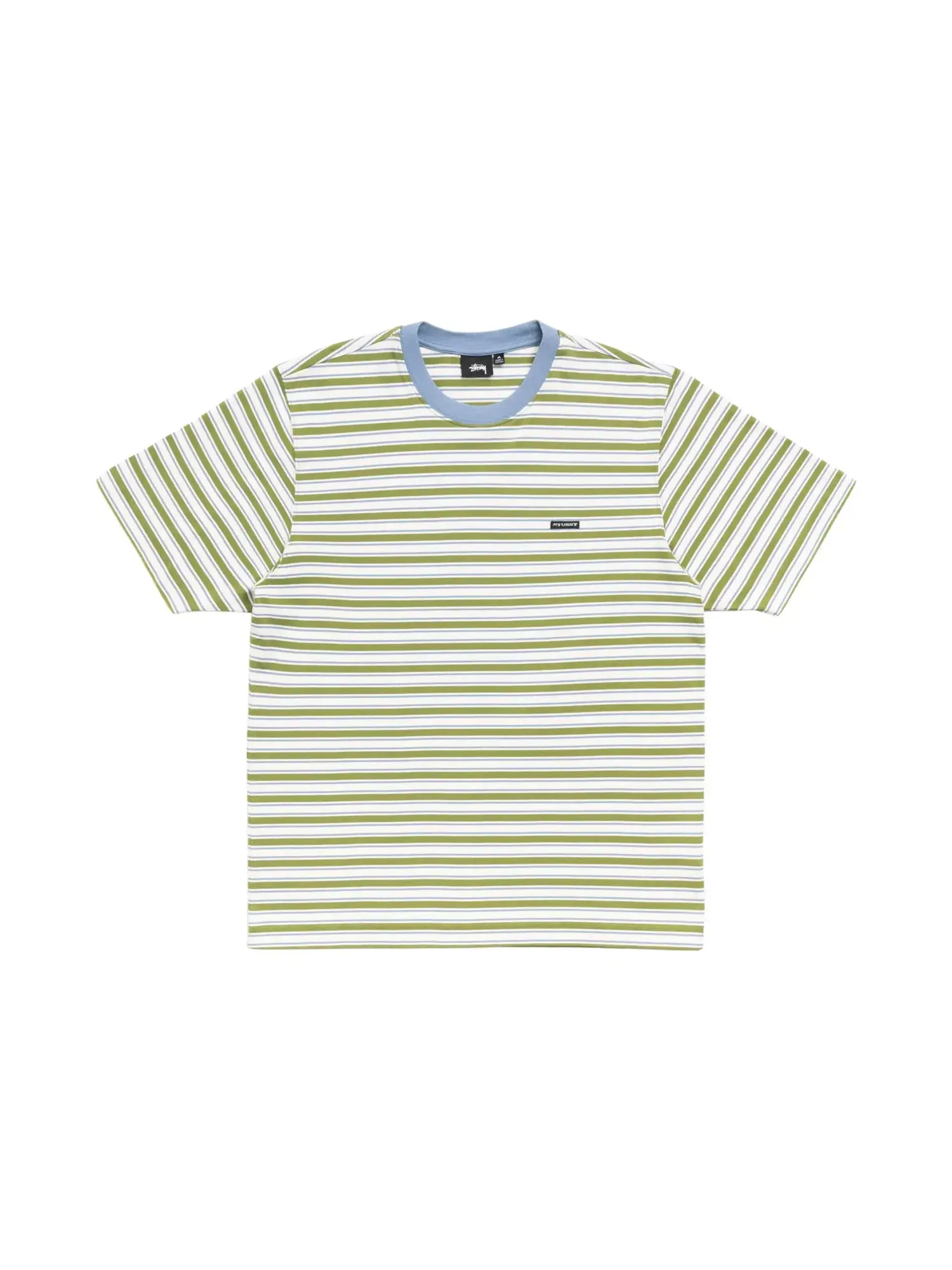 Футболка Stussy Beach Stripe Tee — изображение 1 из 2, мох