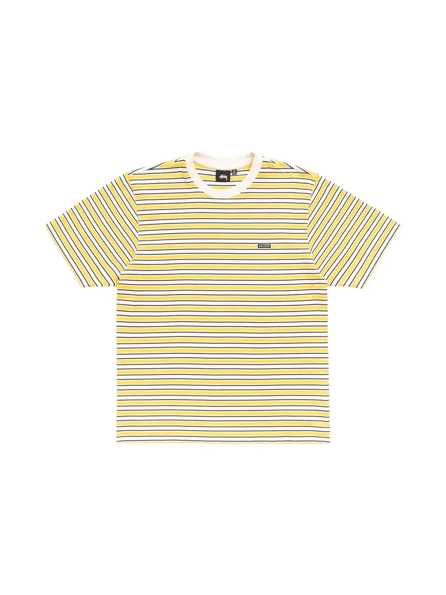 Футболка Stussy Beach Stripe Tee — изображение 1 из 2, желтый