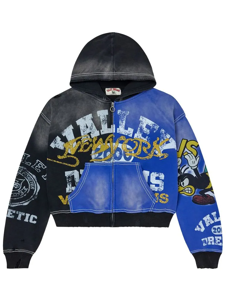 Толстовка Vale Forever Bipolar Big Zip Up — черный