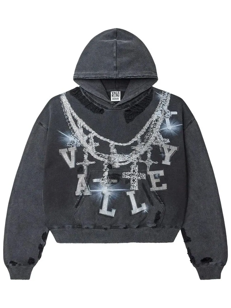 Худи Vale Forever Big Chain — черный