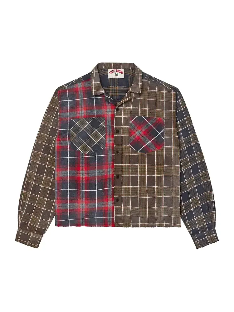 Рубашки Vale Forever Billie Flannel 'Red/Brown' — красный
