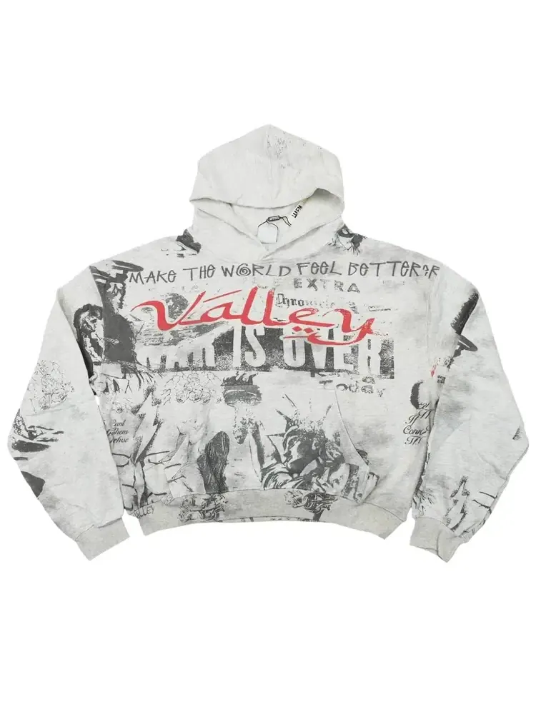 Толстовка Vale Forever Mural Hoodie — изображение 1 из 2, серый