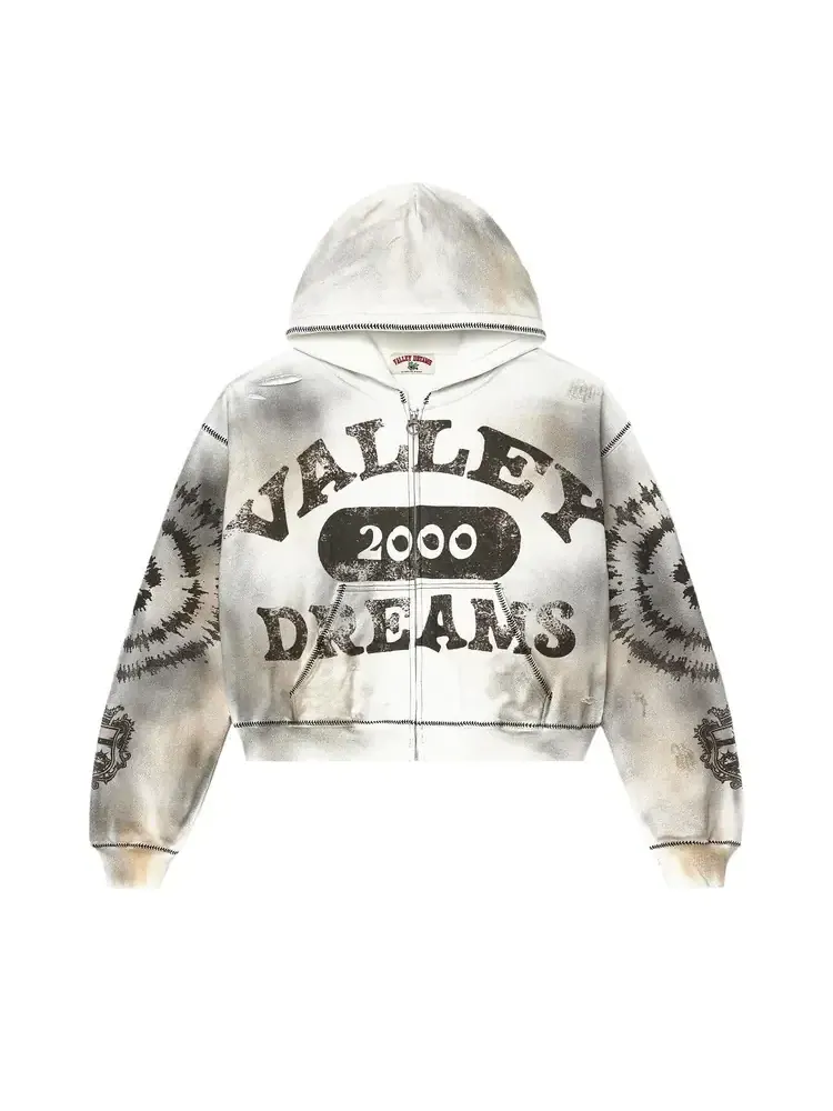 Толстовка Vale Forever Spiral Zip Up Hoodie — изображение 1 из 2, белый