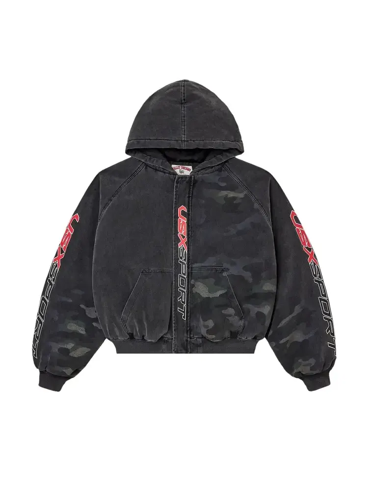 Куртка-бомбер Vale Forever Vsx Camo 'Black/Camo' — изображение 1 из 2, черный