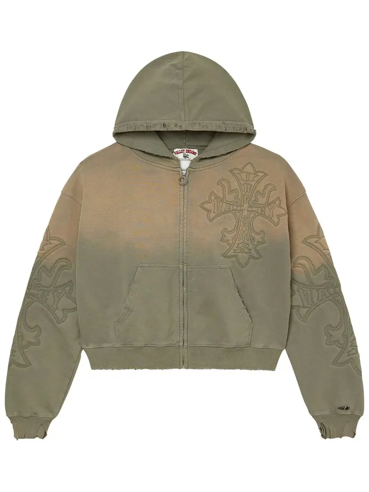 Толстовка Vale Forever Carver Zip Up — изображение 1 из 2, зеленый