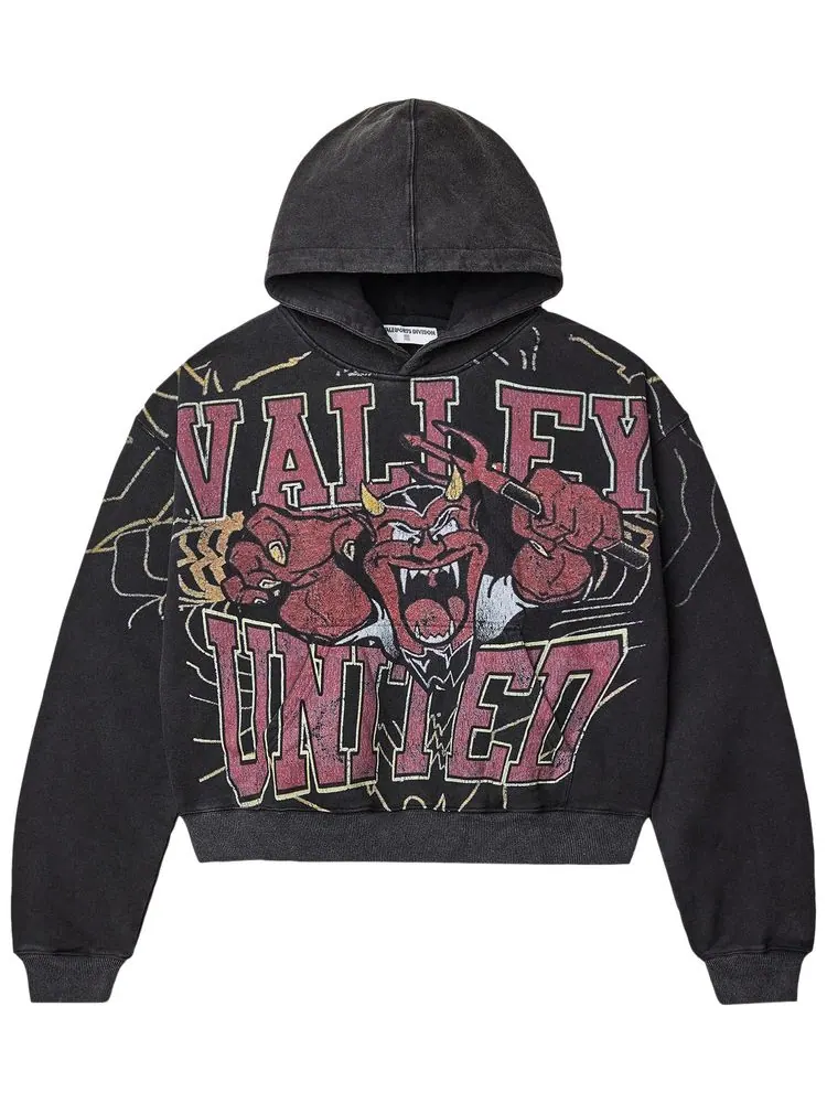 Худи Vale Forever Valley Mascot Pullover Hoodie 'Black/Red' — изображение 1 из 2, черный