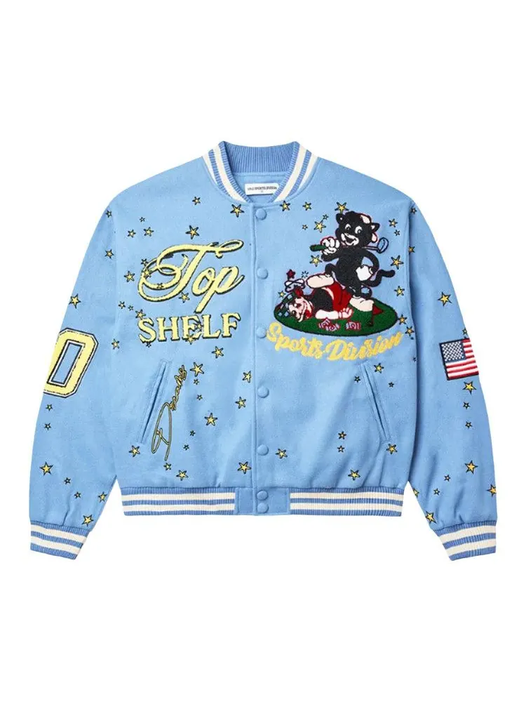 Куртка Vale Forever Skyhigh Varsity Jacket — изображение 1 из 2, синий