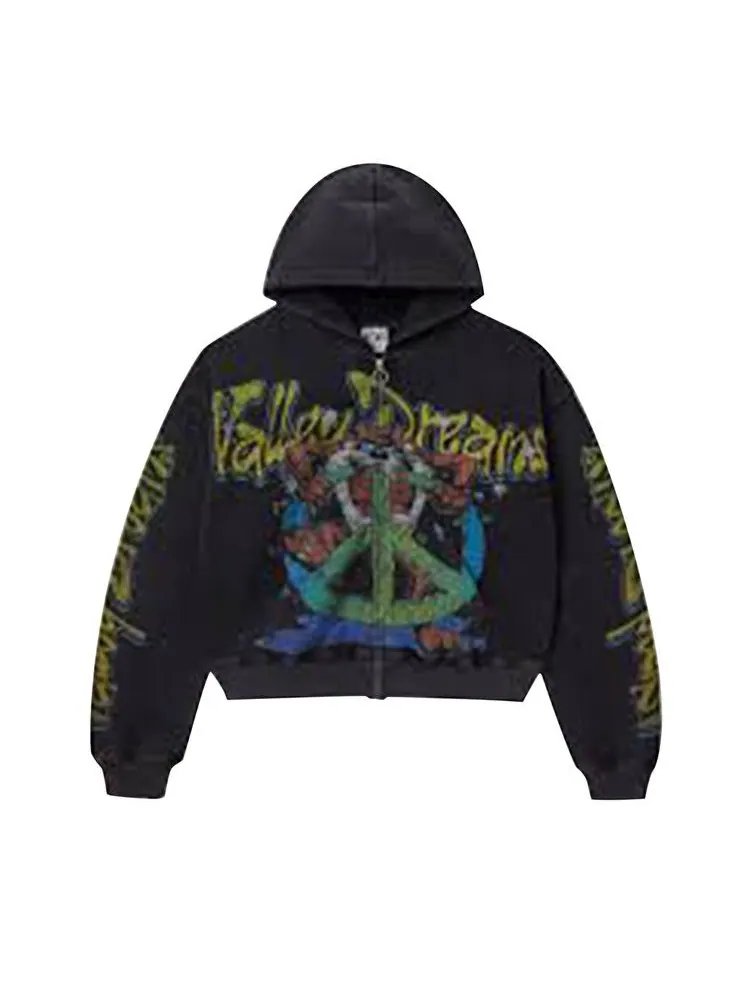Худи Vale Forever Taz Zip Up Hoodie — изображение 1 из 1, черный