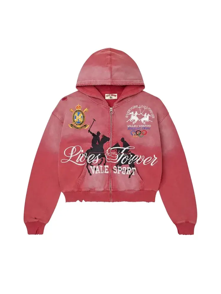 Vale Forever Rockefeller Zip Up 'Red' — изображение 1 из 2, красный