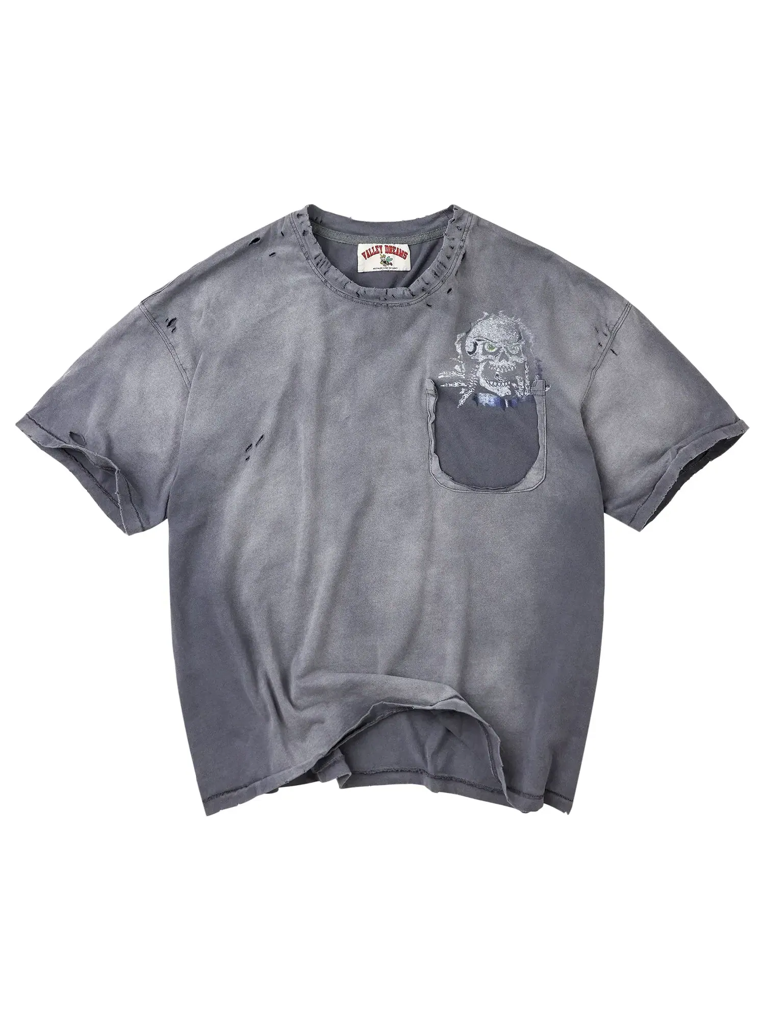 Футболка Vale Forever Skullie Tee — изображение 1 из 2, серый