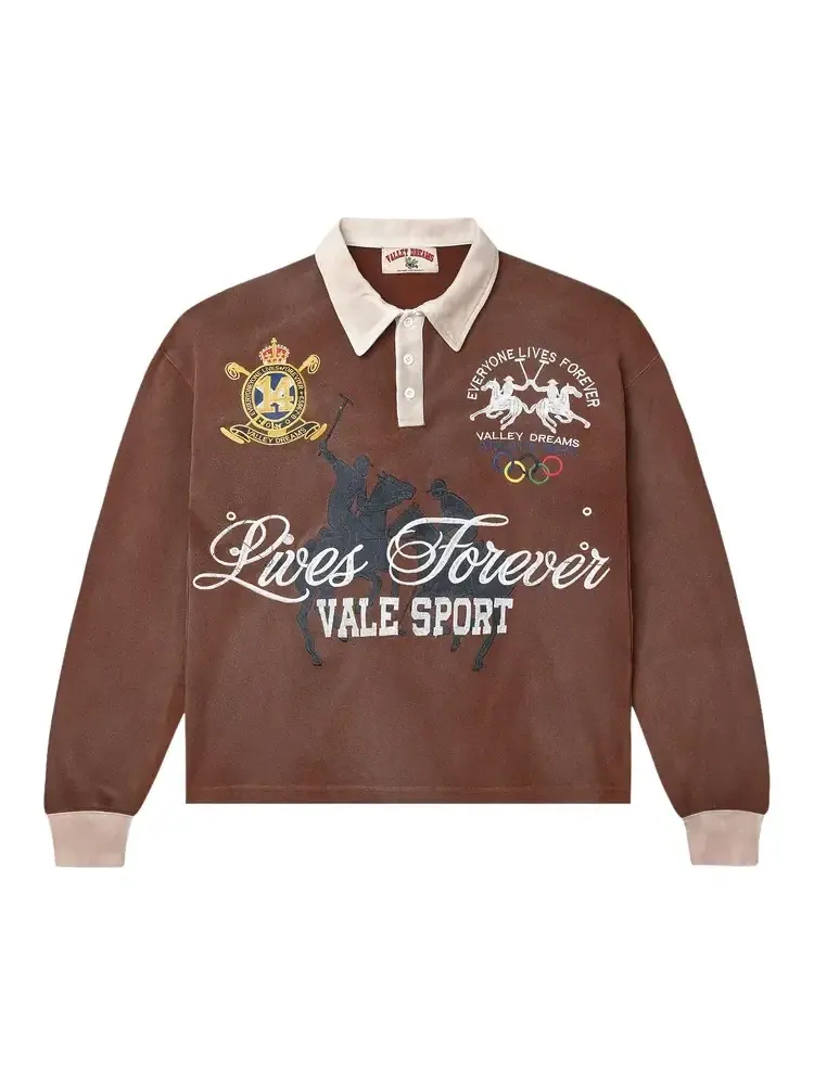 Поло Vale Forever Vanderbilt Rugby 'Brown'
