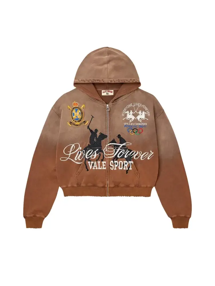 Vale Forever Vanderbilt Zip Up 'Brown' — изображение 1 из 2, коричневый