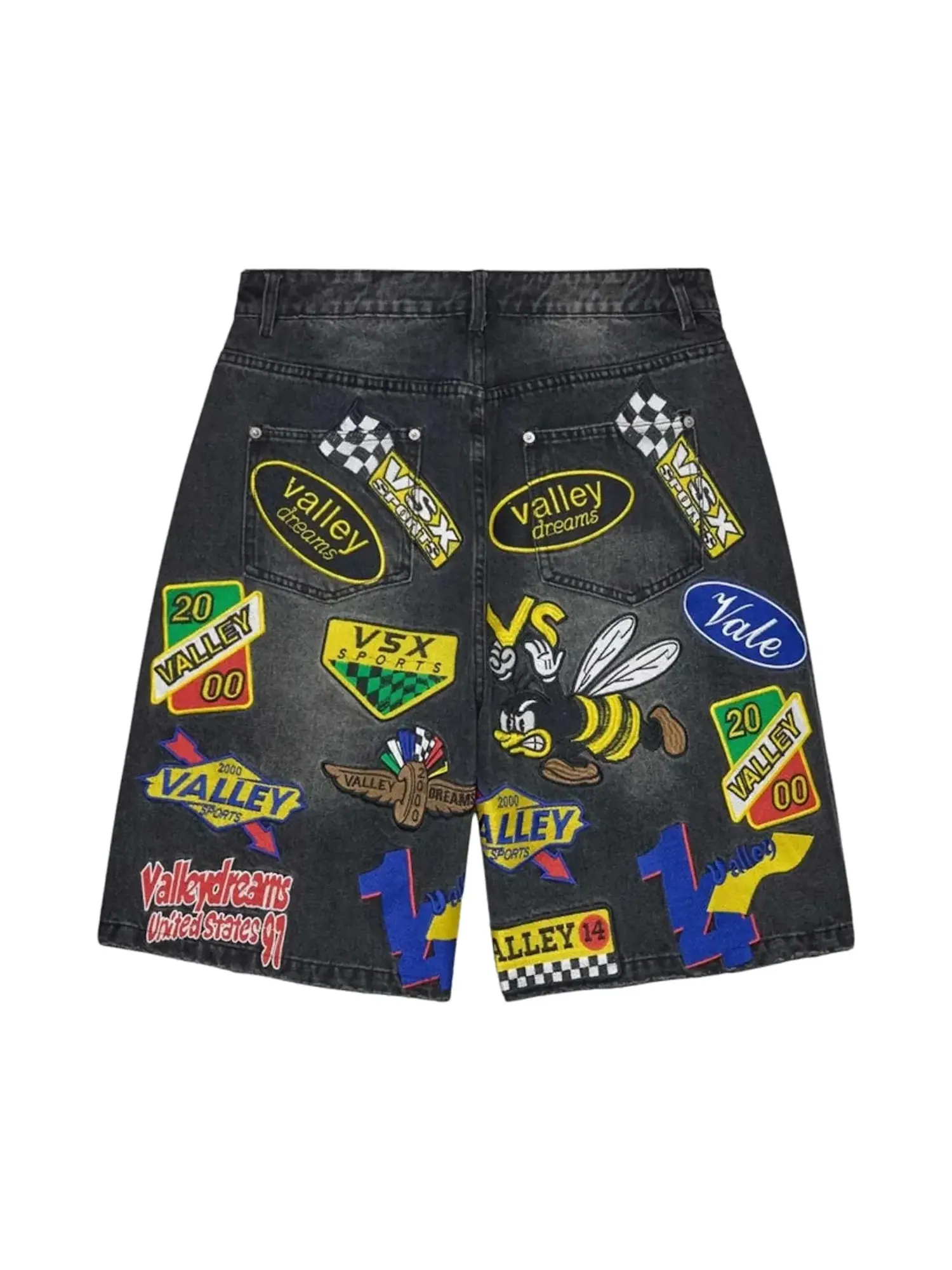 Джинсовые шорты Vale Forever Passport Jorts — изображение 2 из 2, черный