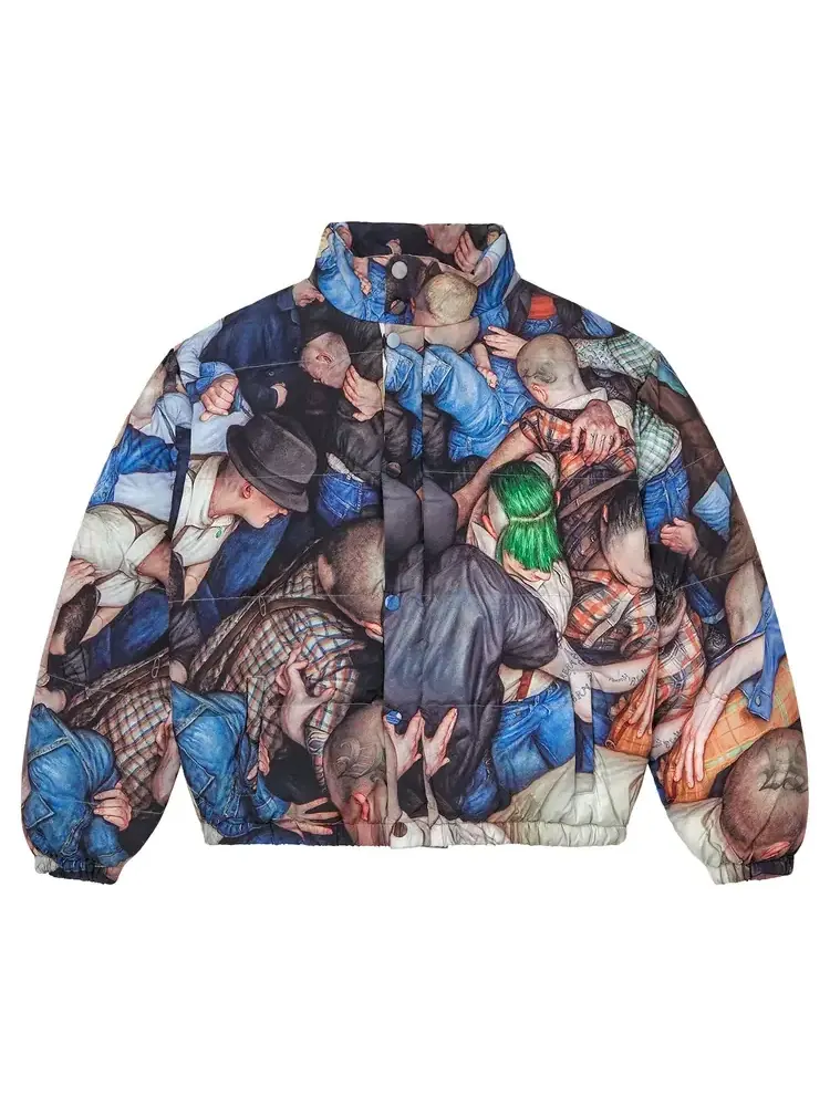 Vale Forever x Dan Witz Moshpit Puffer 'Multicolor'