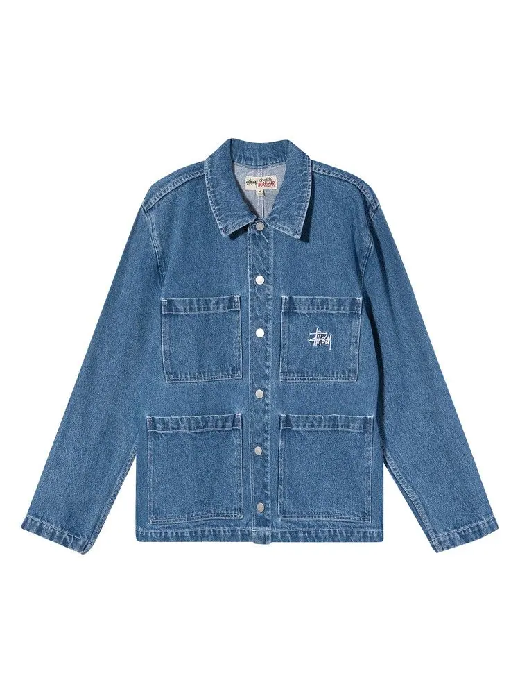 Куртка Stussy Denim Chore Jacket — изображение 1 из 2, синий