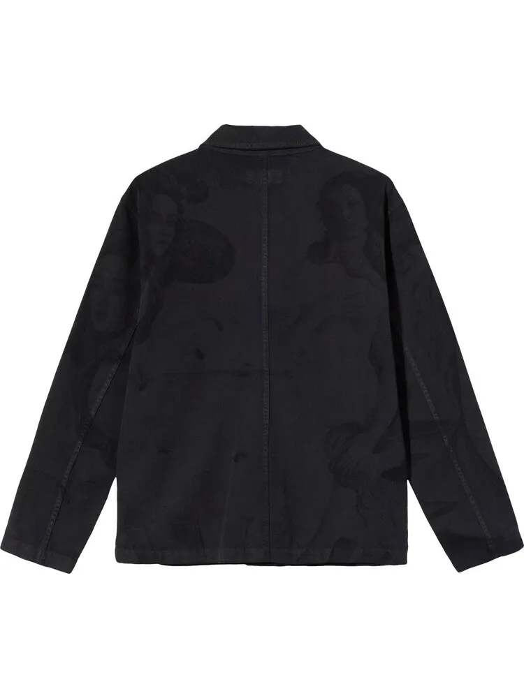 Куртка Stussy Venus Chore Jacket 'Black' — изображение 2 из 2, черный