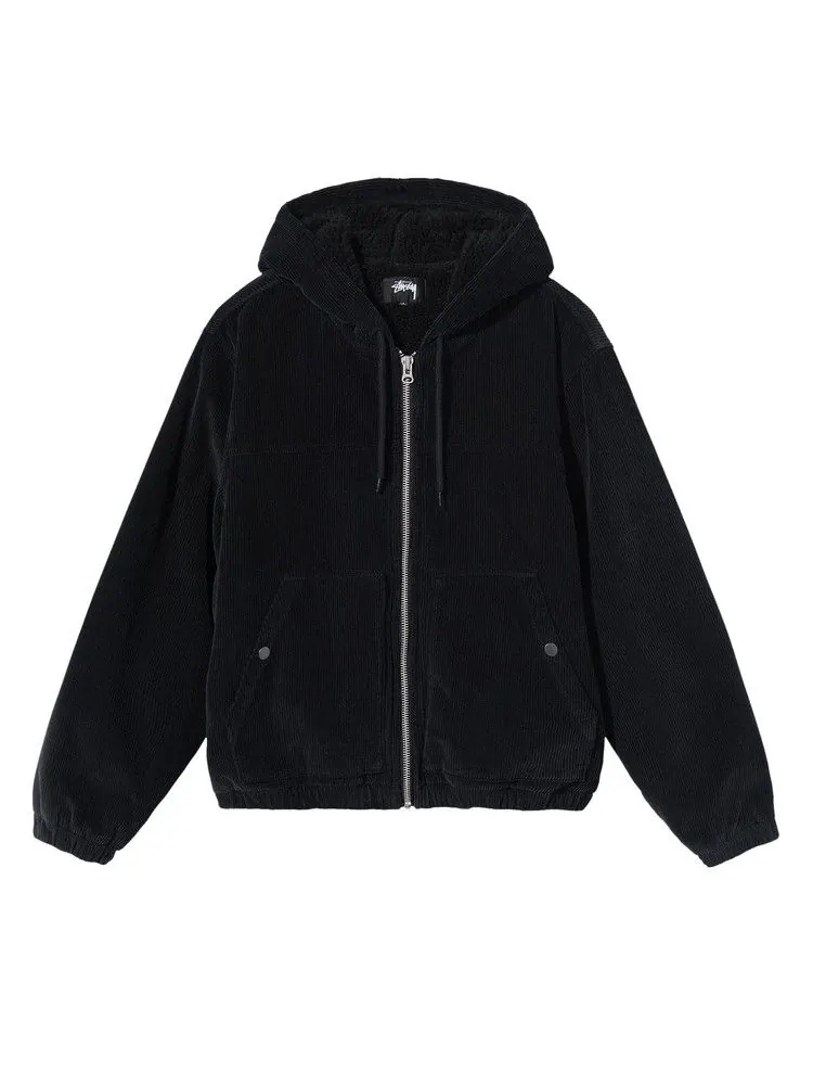 Куртка Stussy Cord Work Jacket — изображение 1 из 2, черный