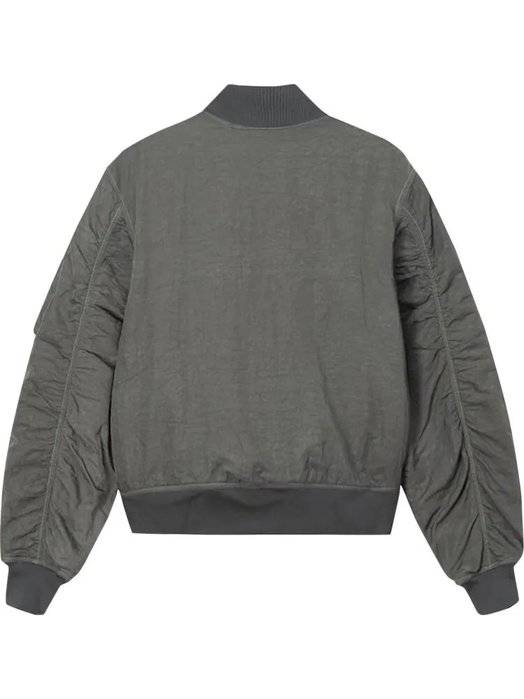 Бомбер Stussy Dyed Nylon Bomber 'Charcoal' — изображение 2 из 2, серый