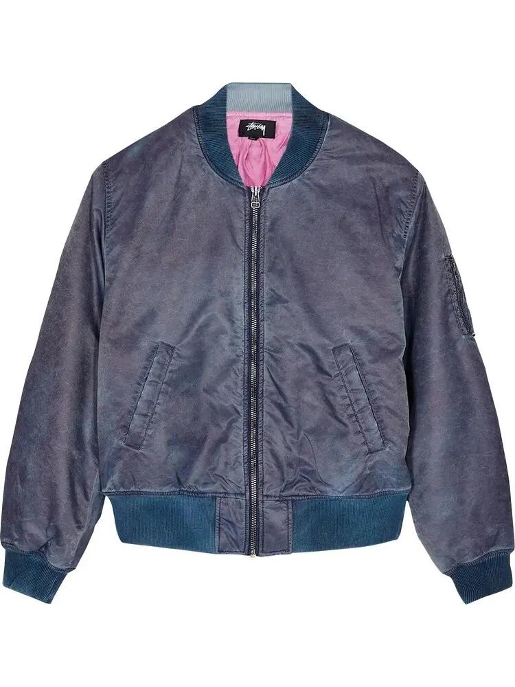 Бомбер Stussy Dyed Nylon Bomber 'Navy' — изображение 1 из 2, синий