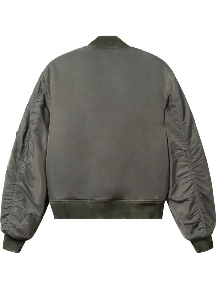 Бомбер Stussy Dyed Nylon Bomber 'Olive' — изображение 2 из 2, зеленый