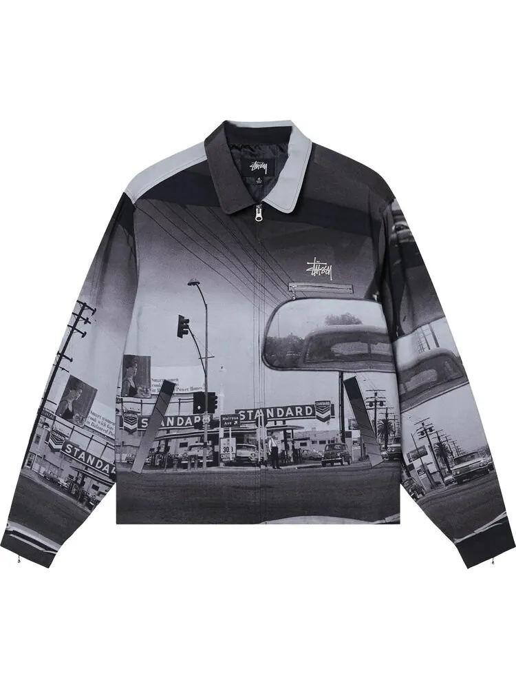 Куртка Stussy Hopper Jacket 'Black' — изображение 1 из 2, черный