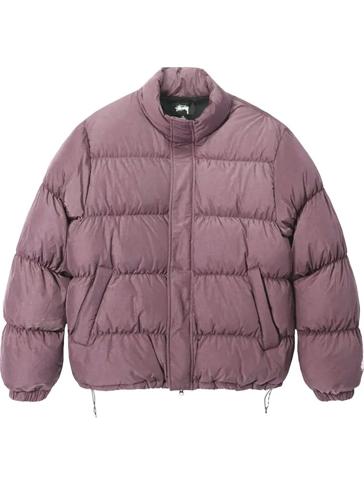 Пуховик Stussy Ripstop Down Puffer Jacket 'Rose' — изображение 1 из 2, фиолетовый