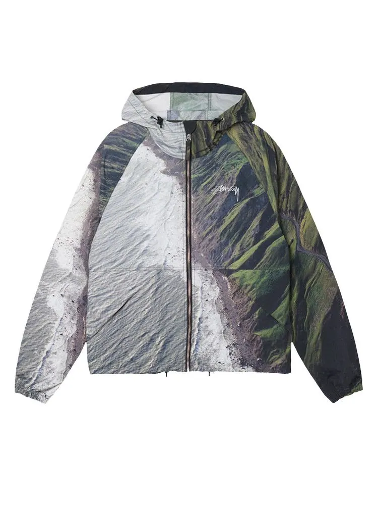 Куртка Stussy Coastline Beach Shell 'Multicolor' — изображение 1 из 2, мульти