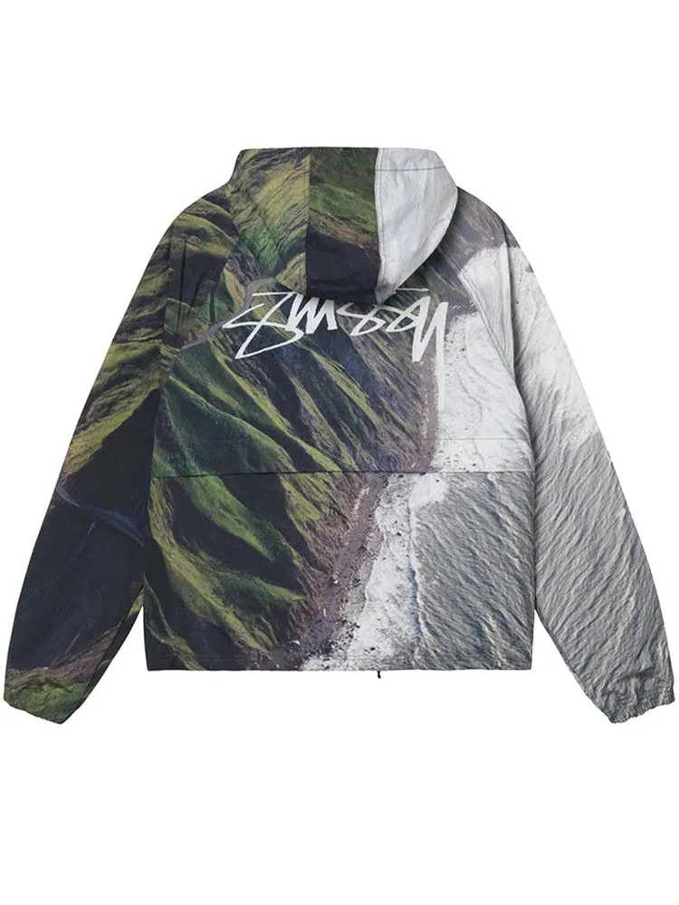 Куртка Stussy Coastline Beach Shell 'Multicolor' — изображение 2 из 2, мульти