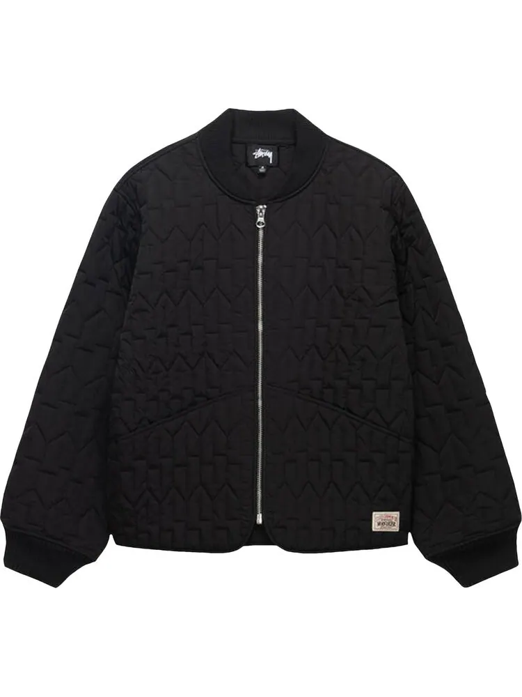 Куртка Stussy S Quilted Liner Jacket 'Black' — изображение 1 из 2, черный