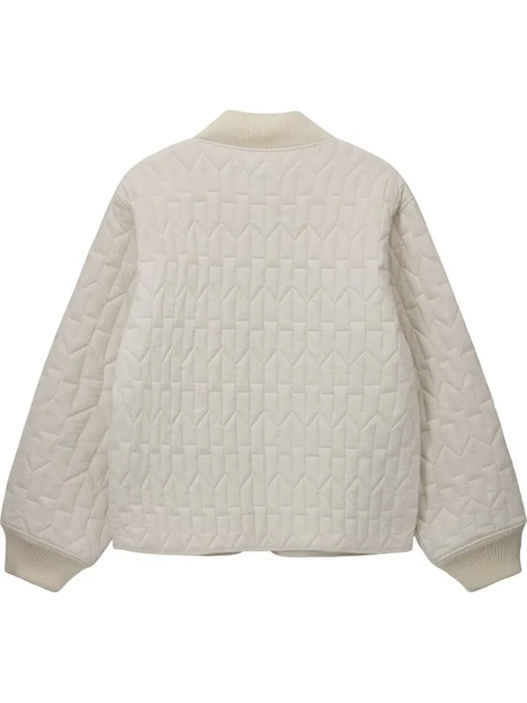 Куртка Stussy S Quilted Liner Jacket 'Cream' — изображение 2 из 2, бежевый
