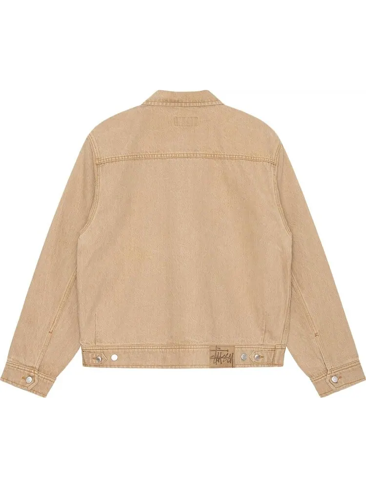 Куртка Stussy Zip Work 'Sand' — изображение 2 из 2, загар