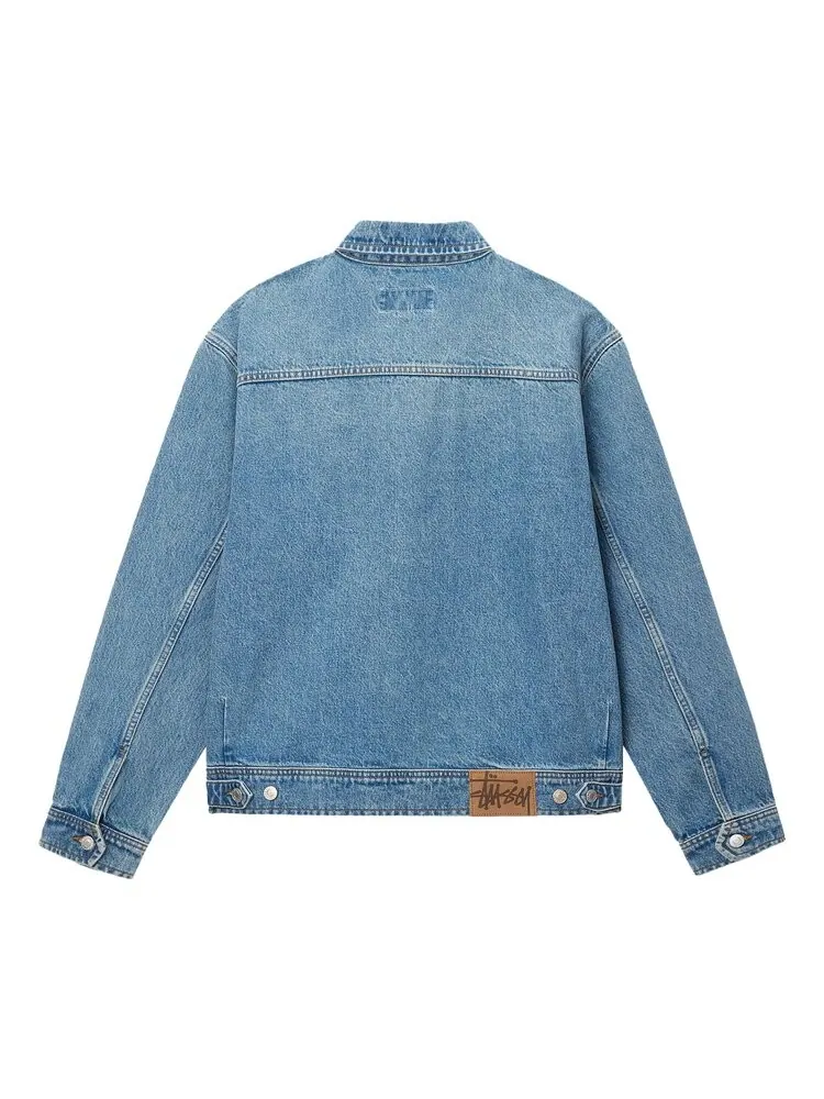 Куртка Stussy Zip Work Jacket — изображение 2 из 2, коричневый