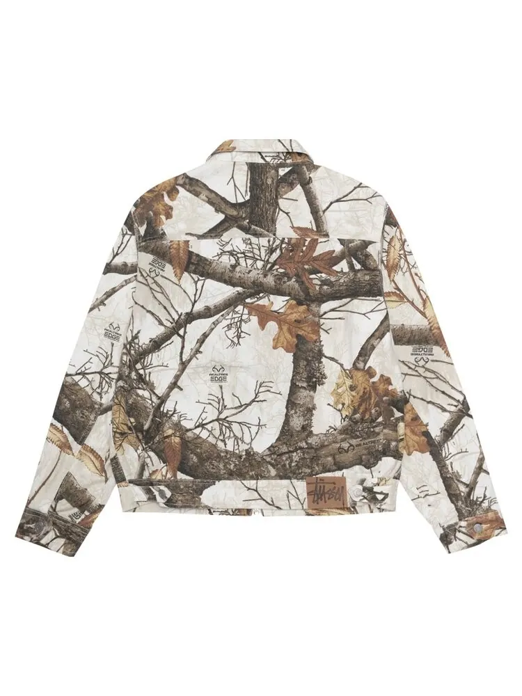 Куртка Stussy Zip Work Realtree Edge 'Snow' — изображение 2 из 2, белый