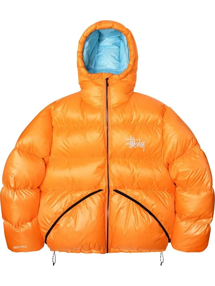 Парка Stussy Micro Ripstop Down Parka 'Orange' — изображение 1 из 2, оранжевый
