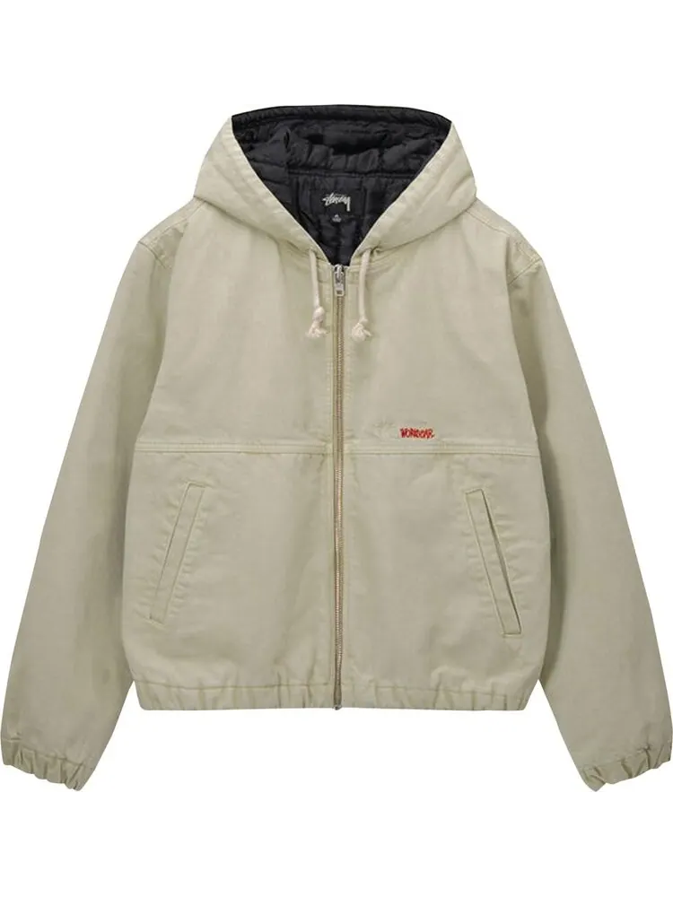 Куртка Stussy Double Dye Work Jacket 'Cream' — изображение 1 из 2, бежевый
