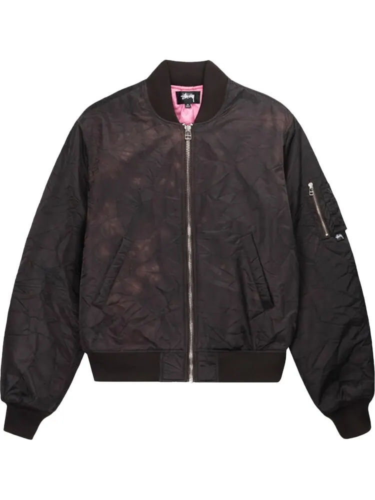 Бомбер Stussy Dyed Nylon Bomber 'Brown' — изображение 1 из 2, коричневый