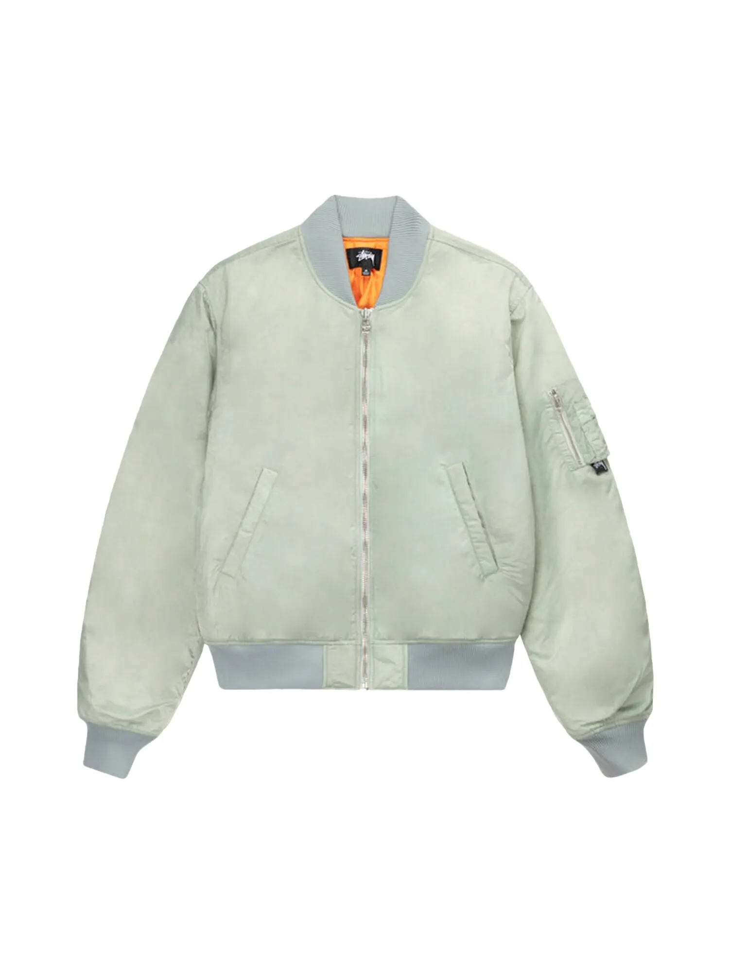 Бомбер из нейлона, окрашенный Stussy