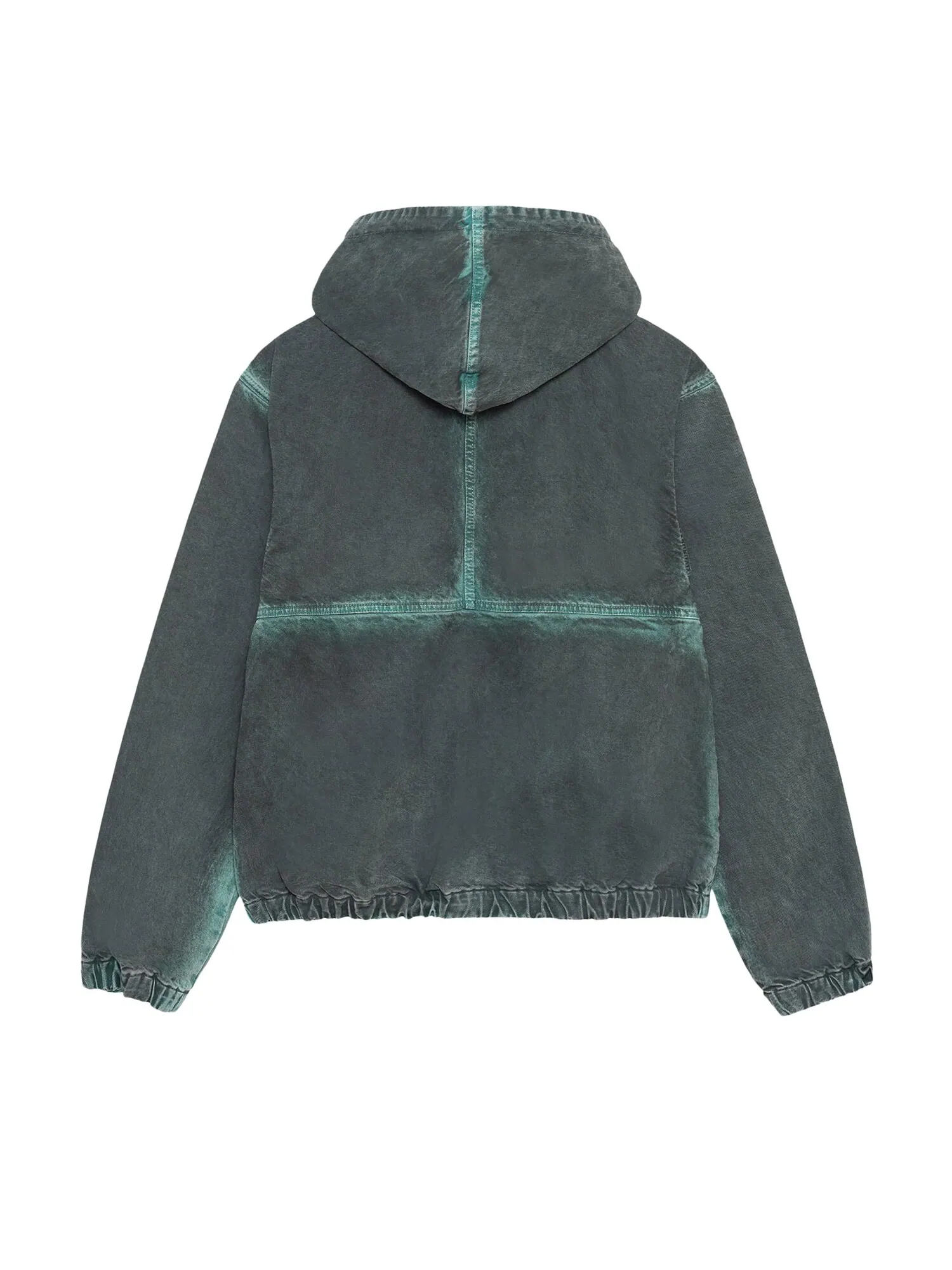 Рабочая куртка с капюшоном Stussy Spray Dye — изображение 2 из 2, черный