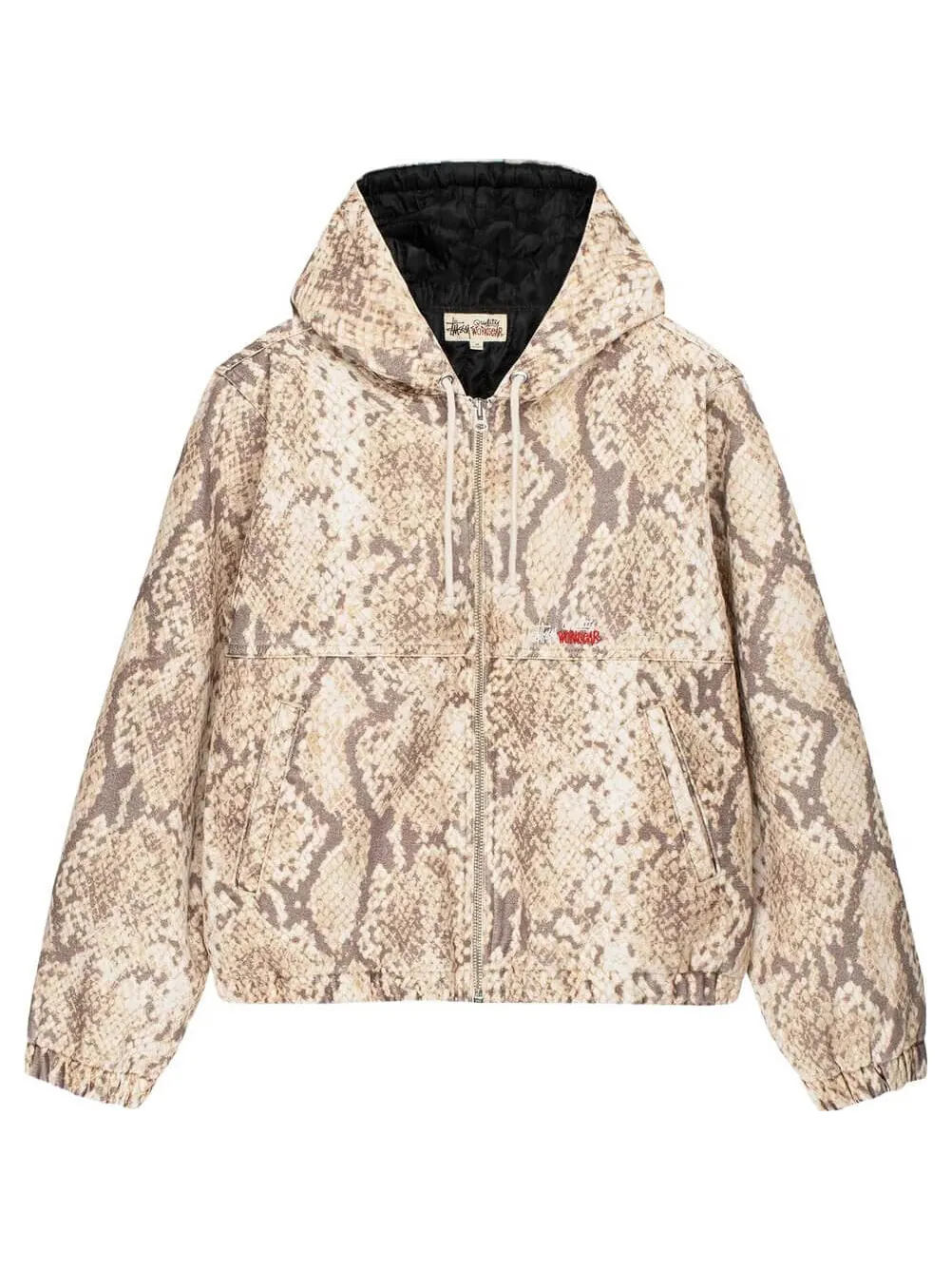 Куртка Stussy Canvas Insulated Work — изображение 1 из 2, бежевый