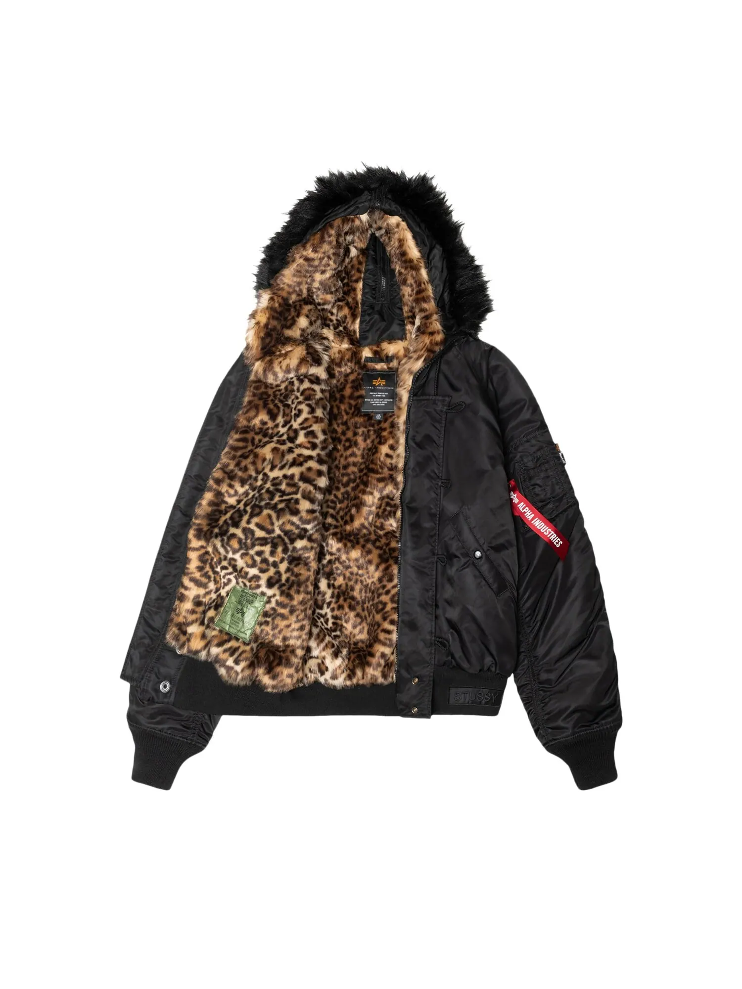 Парка с короткой талией Stussy x Alpha Kryptek N-2B — изображение 3 из 3, черный