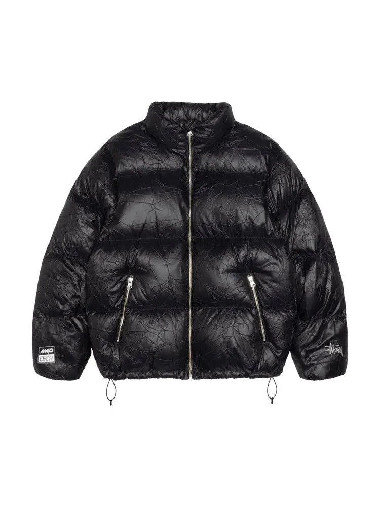 Пуховик Stussy Wrinkled Nylon Down Puffer