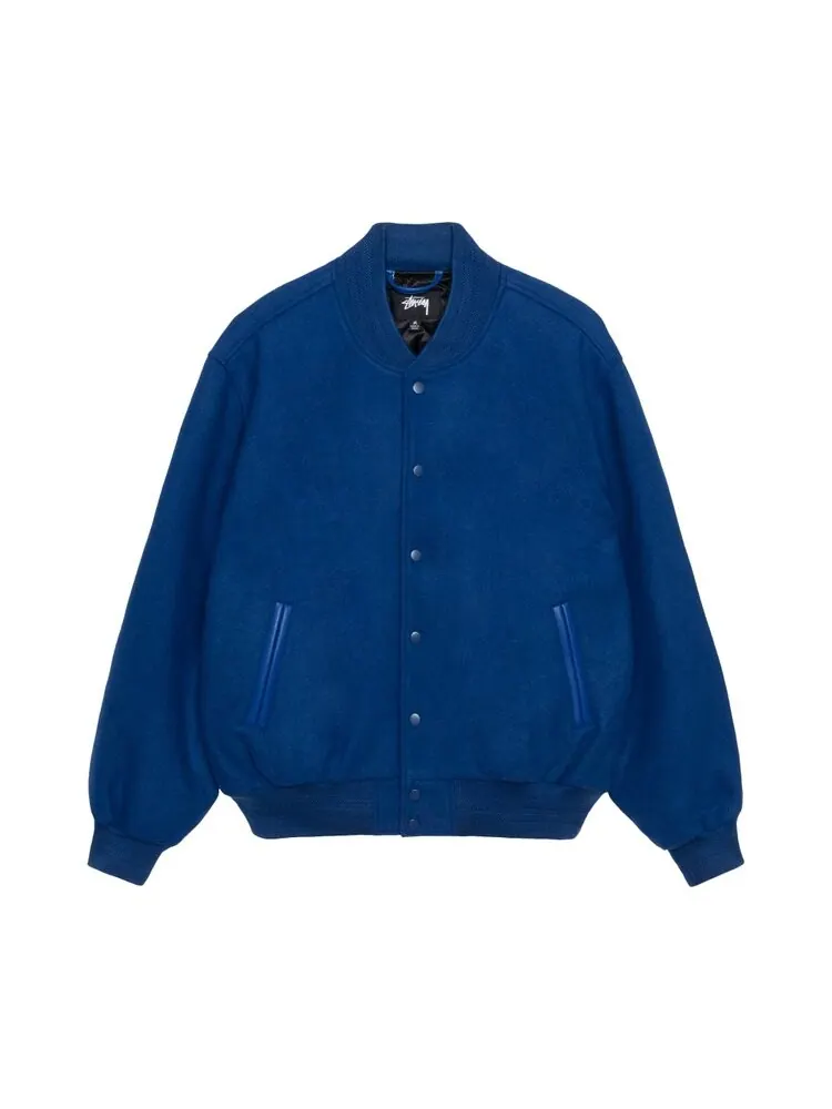 Куртка Stussy Sport Melton Varsity 'Royal' — изображение 1 из 2, синий