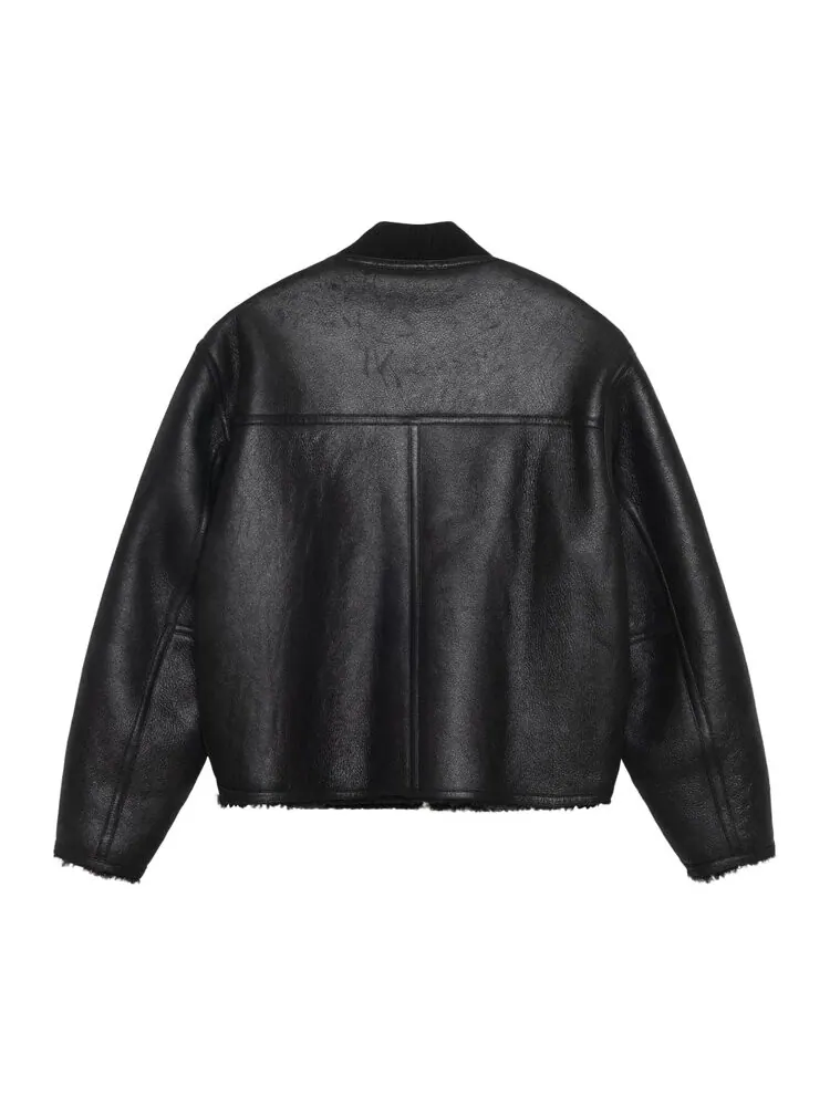 Бомбер Stussy Shearling Reversible Bomber — изображение 4 из 4, черный