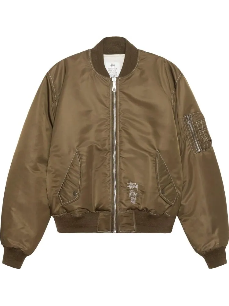 Куртка Stussy Built Reversible Bomber 'Brown' — изображение 1 из 3, коричневый
