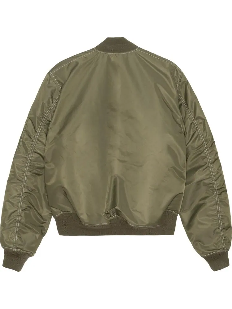 Куртка Stussy Built Reversible Bomber 'Olive' — изображение 2 из 3, зеленый
