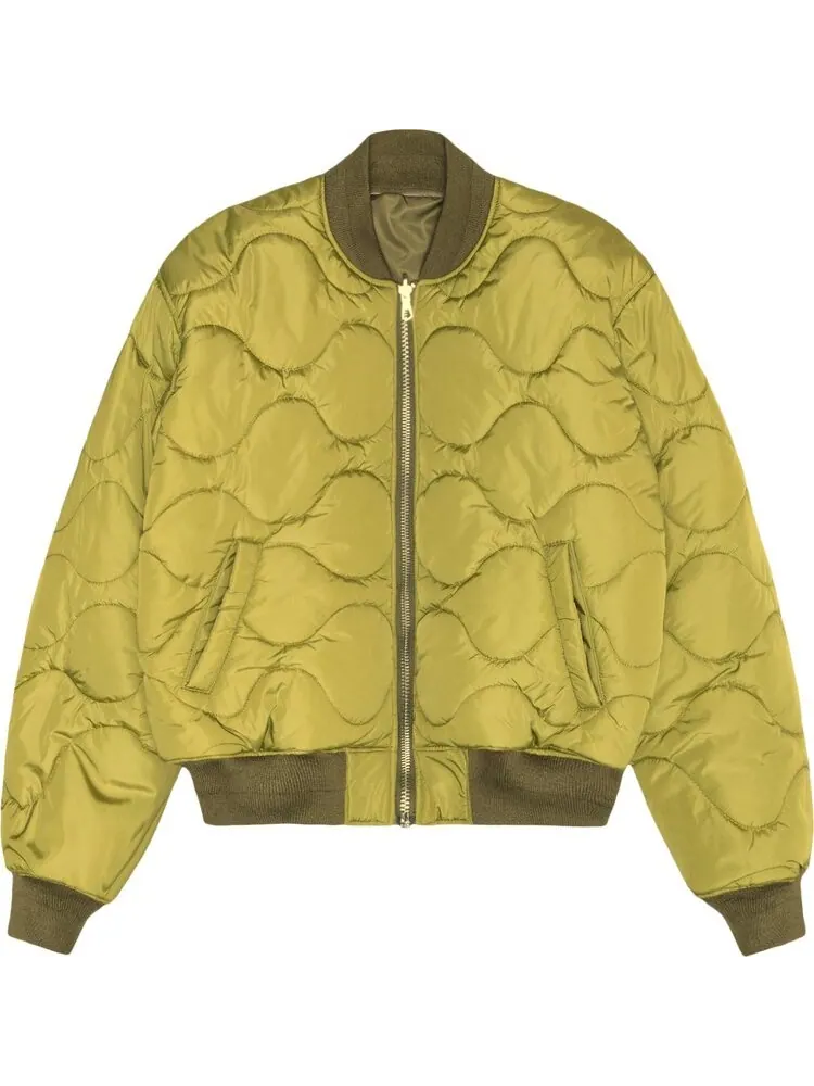Куртка Stussy Built Reversible Bomber 'Olive' — изображение 3 из 3, зеленый